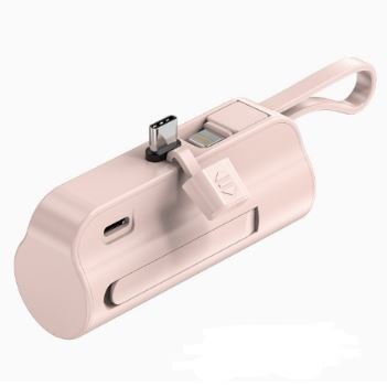 5000mAh Portable Charger with Built-In Cable - Magazin online