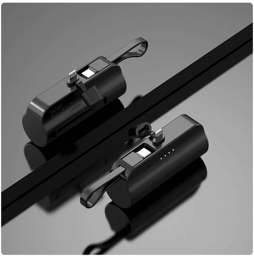 5000mAh Portable Charger with Built-In Cable - Magazin online