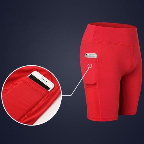All Seasons Yoga Shorts Stretchable With Phone Pocket - Magazin online