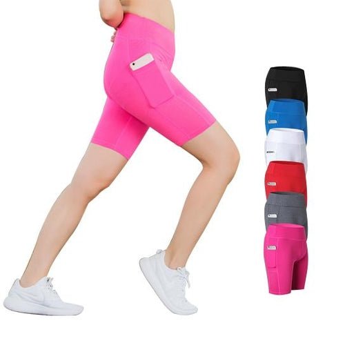 All Seasons Yoga Shorts Stretchable With Phone Pocket - Magazin online