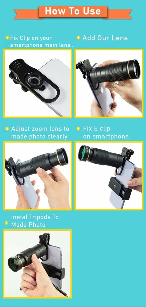 Dragon 36X Mobile Phone Lens Kit With Tripod - Magazin online