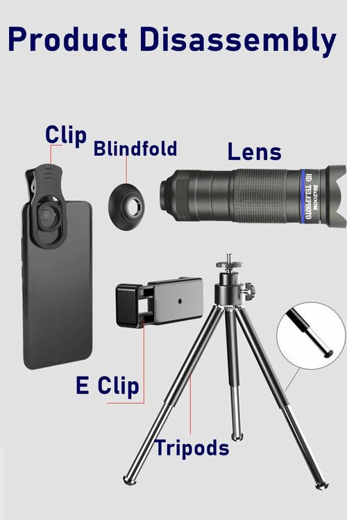 Dragon 36X Mobile Phone Lens Kit With Tripod - Magazin online