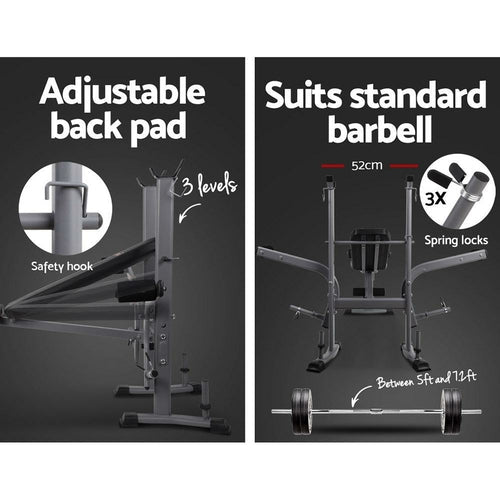 Everfit Weight Bench 8 in 1 Bench Press Adjustable Home Gym Station - Magazin online