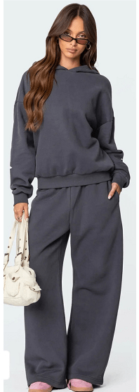 Fleece Hoodie Casual Sports Two-piece Set - Magazin online