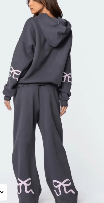 Fleece Hoodie Casual Sports Two-piece Set - Magazin online