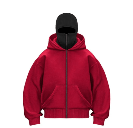 Fleece-lined Double Hood Sweater - Magazin online