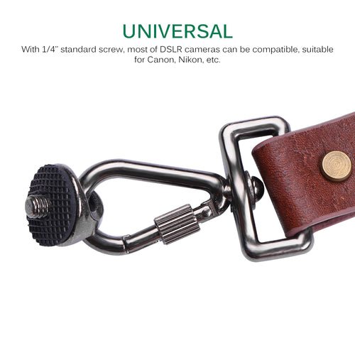 Genuine Leather Camera Shoulder Strap Adjustable - Magazin online