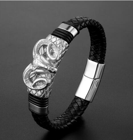 Men's Constellation Stainless Steel Braided Bracelet - Magazin online