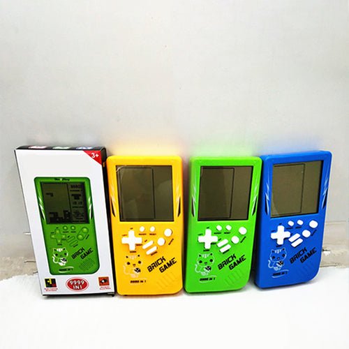 Retro Childhood Tetris Handheld Game Player Yellow - Magazin online
