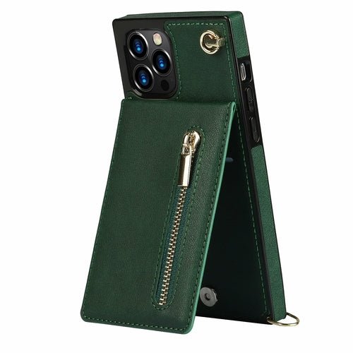 Slim Zipper Wallet Back Case for iPhone With Crossbody Strap - Magazin online