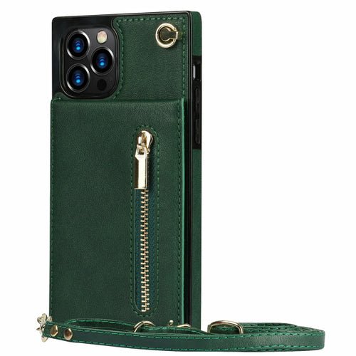 Slim Zipper Wallet Back Case for iPhone With Crossbody Strap - Magazin online